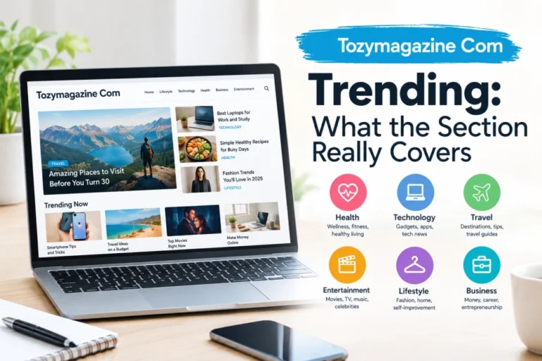 Tozymagazine Com Trending: What the Section Really Covers