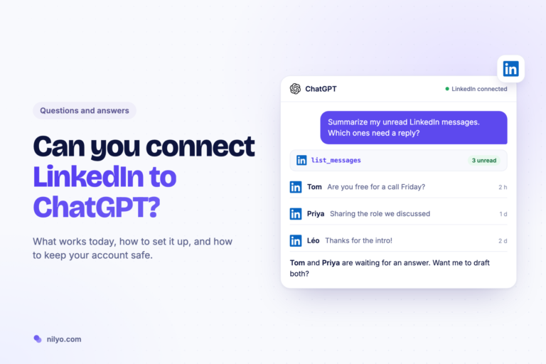 Can You Connect LinkedIn to ChatGPT? The Honest Answers